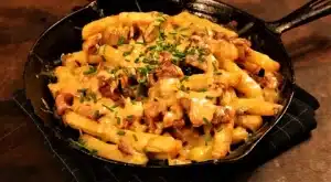 Final look of Texas Roadhouse Cheese Fries Recipe.
