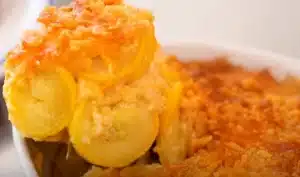 Final look of Brenda Gantt Squash Casserole Recipe.