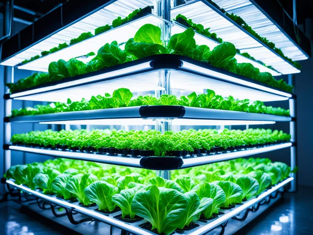 Indoor Hydroponic Vertical Farming Setup Indoor Hydroponic Vertical Farming Setup