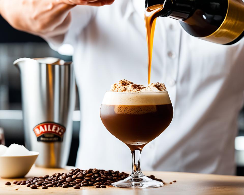 Espresso Martini with Baileys Presentation Espresso Martini with Baileys Presentation