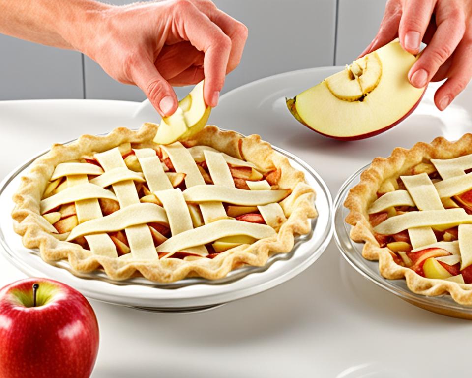 assembling apple pie assembling apple pie