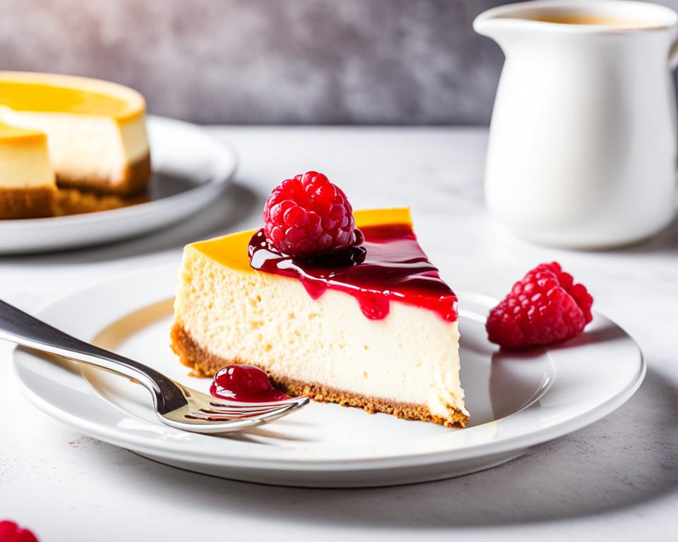 cheesecake presentation